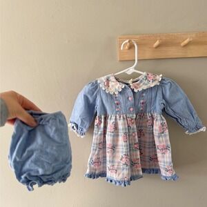 3/6m vintage two piece set